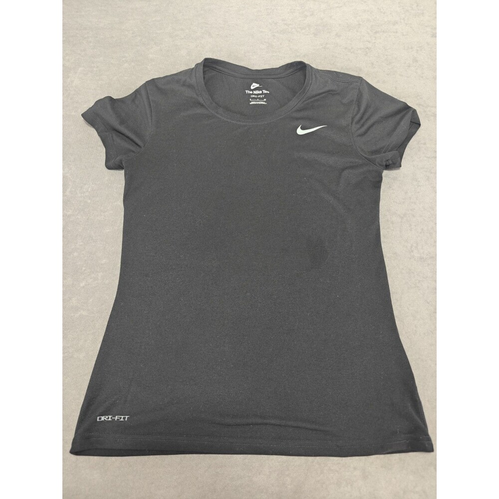 Nike Dri-FIT Womens Small Black Short Sleeve Athletic Training Workout Shirt